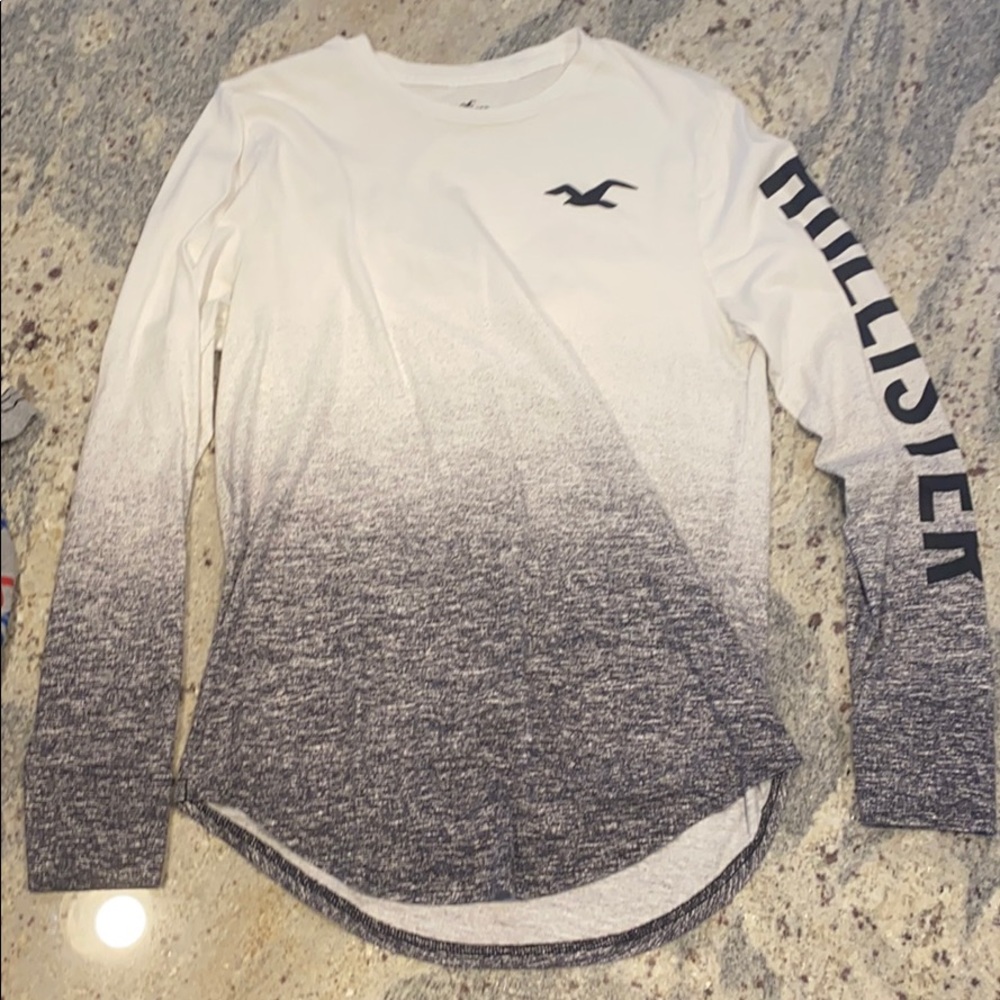 Men’s Color fading hollister long sleeve t-shirt